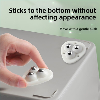 Golyós görgő ragasztós szereléssel – csendes, univerzális bútorokhoz