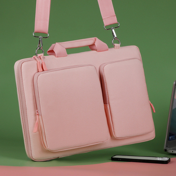 Stilinga nešiojamojo kompiuterio rankinė iš kvėpuojančio oksfordo audinio, vieno spalvos dizainas, poliesterio pamušalas, unisex dizainas.