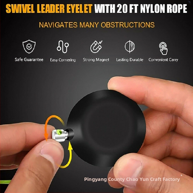 F06 пулър за издърпване на кабели — Модел: f06; Използване: издърпване на кабели/нишки; Приложими параметри на тръбата: общи; Приложими материали на тръбата: общи; Тегло: 130 g