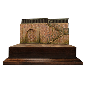 Дървен архитектурен модел за сцена - открит завод, комплект за сглобяване, марка Ke zuo, без електричество