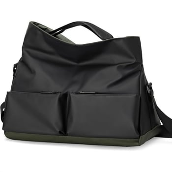 Torba za rame s kapacitetom 20–35 L, PU materijal, vodootporna, jednobojna, gradski minimalistički stil