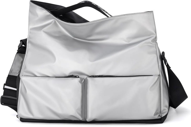 Torba za rame s kapacitetom 20–35 L, PU materijal, vodootporna, jednobojna, gradski minimalistički stil