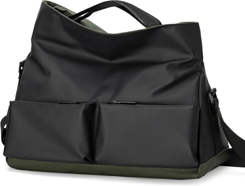 Torba za rame s kapacitetom 20–35 L, PU materijal, vodootporna, jednobojna, gradski minimalistički stil