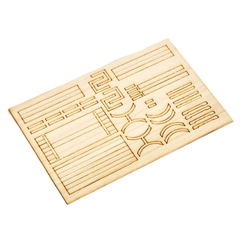 Ke Zuo Ξύλινο Σετ Τραπεζιού και Καρεκλών για Στατικά Μοντέλα Σκηνικού, Κατάλληλο για Ηλικίες 15-35