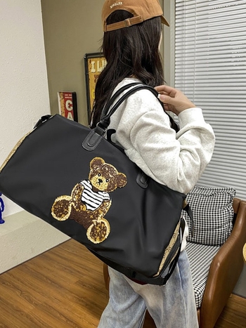 Crossbody τσάντα ταξιδιού με μεγάλη χωρητικότητα 20–35L, ύφασμα Oxford, διπλής χρήσης στεγνό/βρεγμένο, ιδανική για ταξίδια αναψυχής