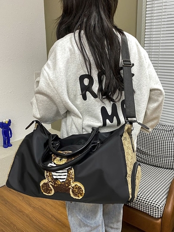 Crossbody τσάντα ταξιδιού με μεγάλη χωρητικότητα 20–35L, ύφασμα Oxford, διπλής χρήσης στεγνό/βρεγμένο, ιδανική για ταξίδια αναψυχής