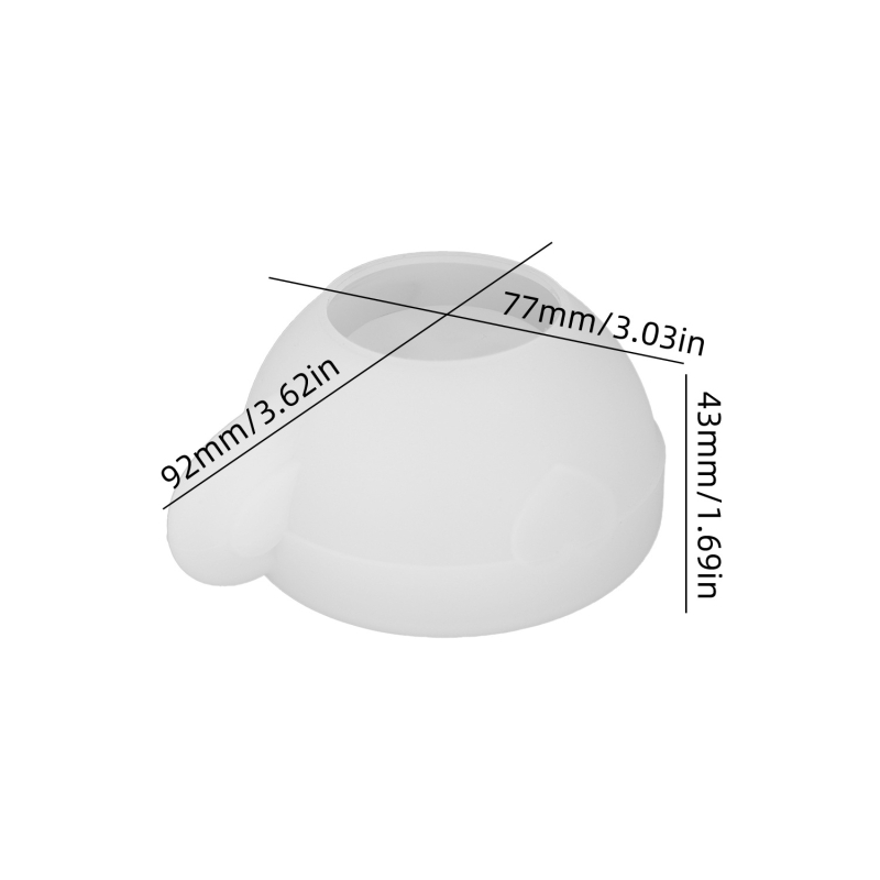Szilikon süteményforma, szabálytalan alakú