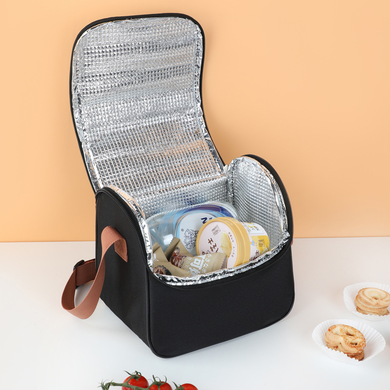 Пътуваща чанта за съхранение в корейски стил, полиестер, преносима чанта за обяд, термо чанта с голям капацитет за лед, ръчна, многофункционална
