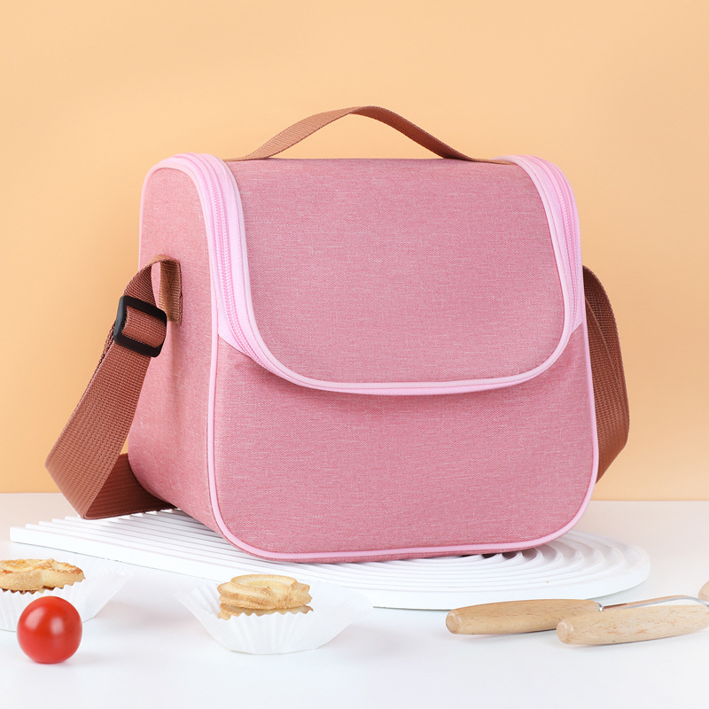 Пътуваща чанта за съхранение в корейски стил, полиестер, преносима чанта за обяд, термо чанта с голям капацитет за лед, ръчна, многофункционална