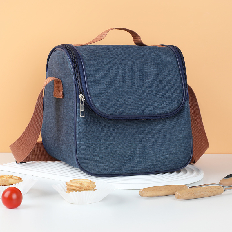 Пътуваща чанта за съхранение в корейски стил, полиестер, преносима чанта за обяд, термо чанта с голям капацитет за лед, ръчна, многофункционална