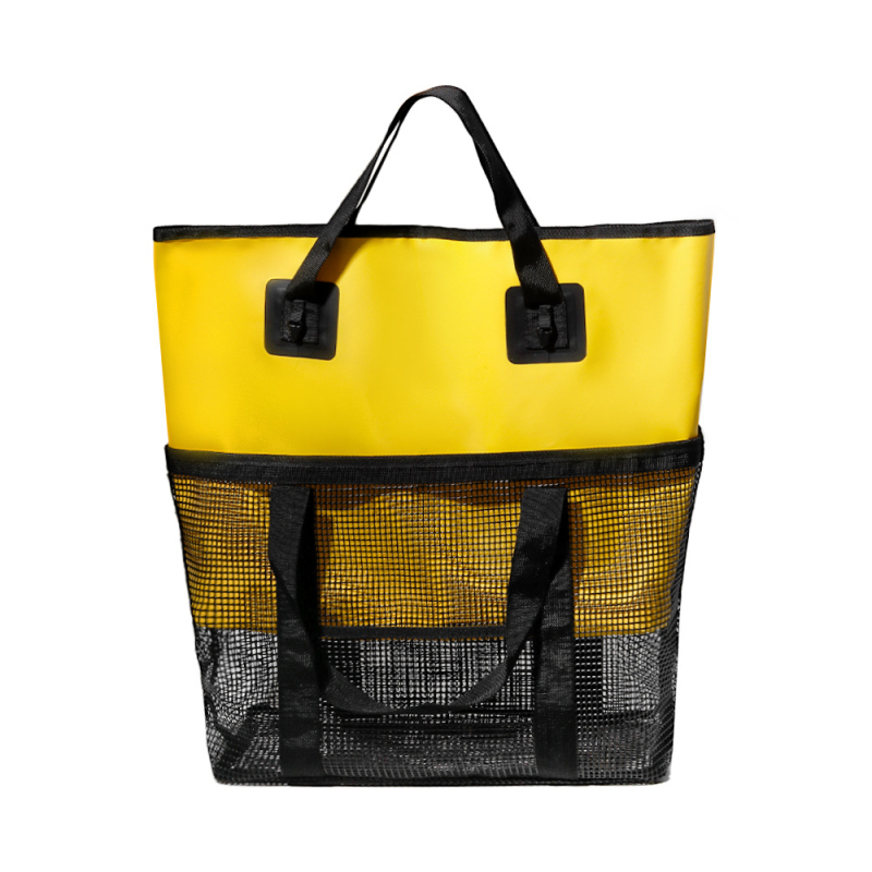 Kültéri tároló táska, kétfunkciós strandtáska hálós bevonattal, utazótáska - Származás: Jinhua, Zhejiang