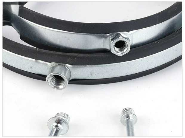 Galvanizirani željezni držač cijevi za PVC kanalizacijske cijevi i PPR vodovodne cijevi – fiksni klip