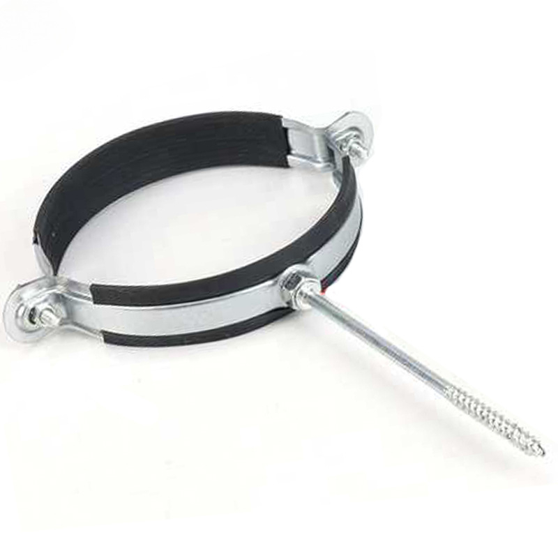 Galvanizirani željezni držač cijevi za PVC kanalizacijske cijevi i PPR vodovodne cijevi – fiksni klip