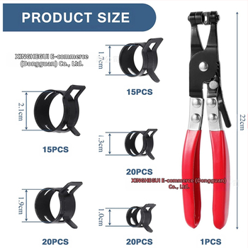 65Mn čelična opružna stezaljka za snop cijevi, nominalni i pričvrsni promjer 10–21 mm, Galaxy Valley