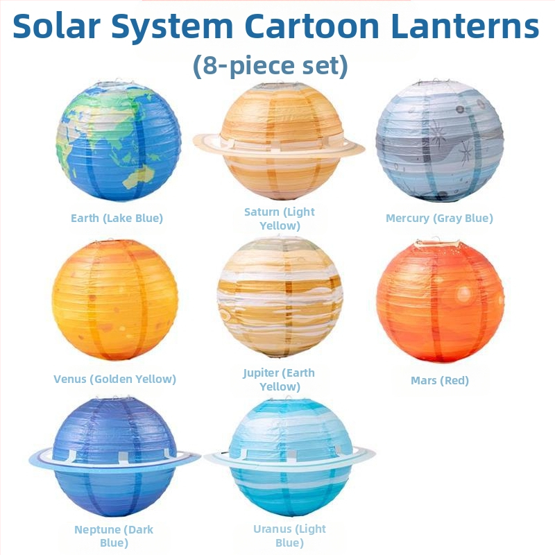 Planeto dekoracijos pakabinamas darželiui ir klasei (Medžiaga: Plastikas; Prekė: Young Pu; Amžius: 0–3 metų; 3C: Žaislai nuo 14 metų)