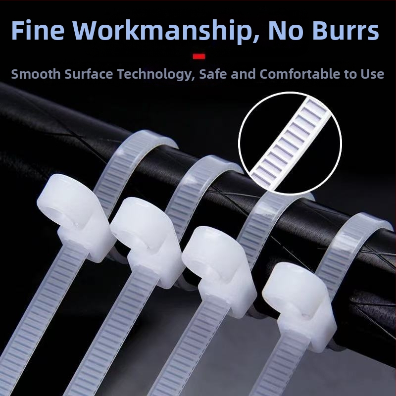 Двукраен нейлонов кабелен стяг, самозатягащ се, 94V2, марка Double handsome