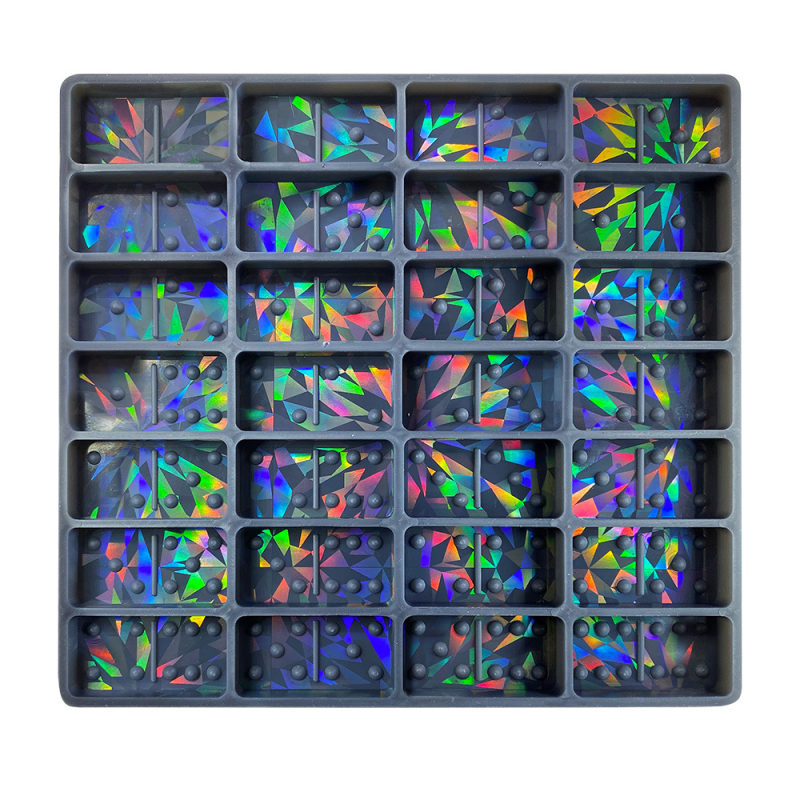 Holografska silikonska kalupa za domino - nepravilnog oblika - silikon materijal - za DIY pečenje