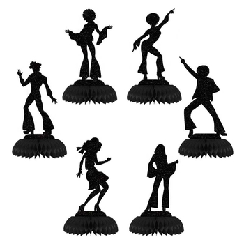 Honeycomb díszek rendezvényhelyszínhez — disco téma, papíralapú anyag, modern minimalista stílus