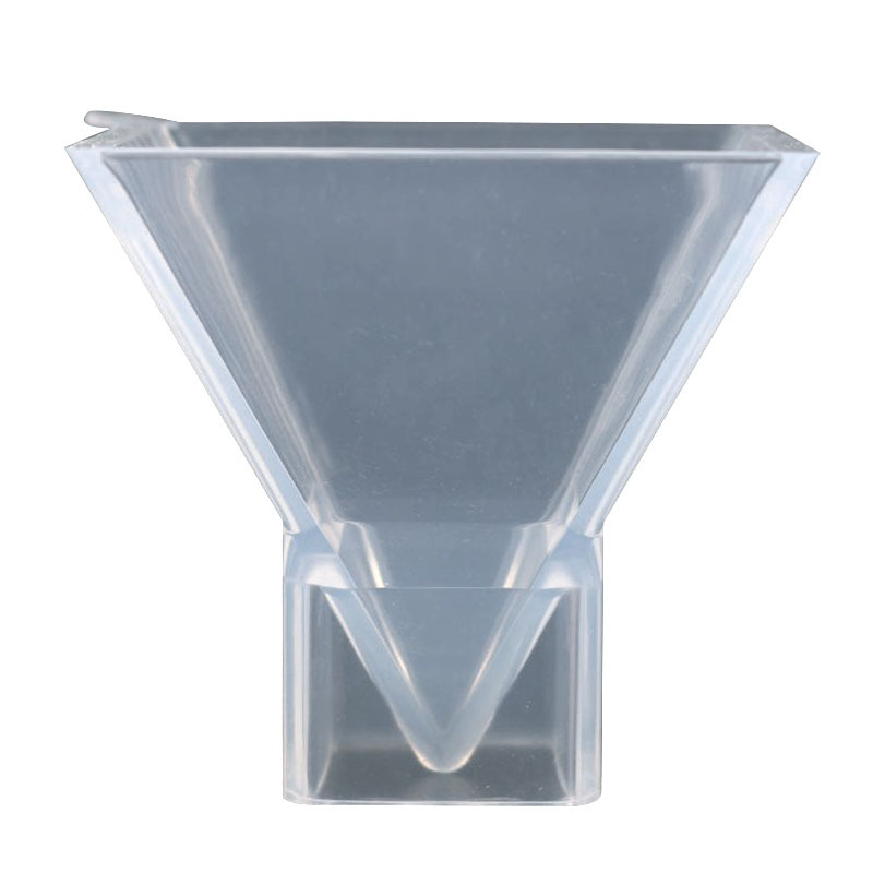 Epoxigyanta öntőforma - piramiskalakú szilikon forma, magas átláthatóságú, száraz virágokhoz