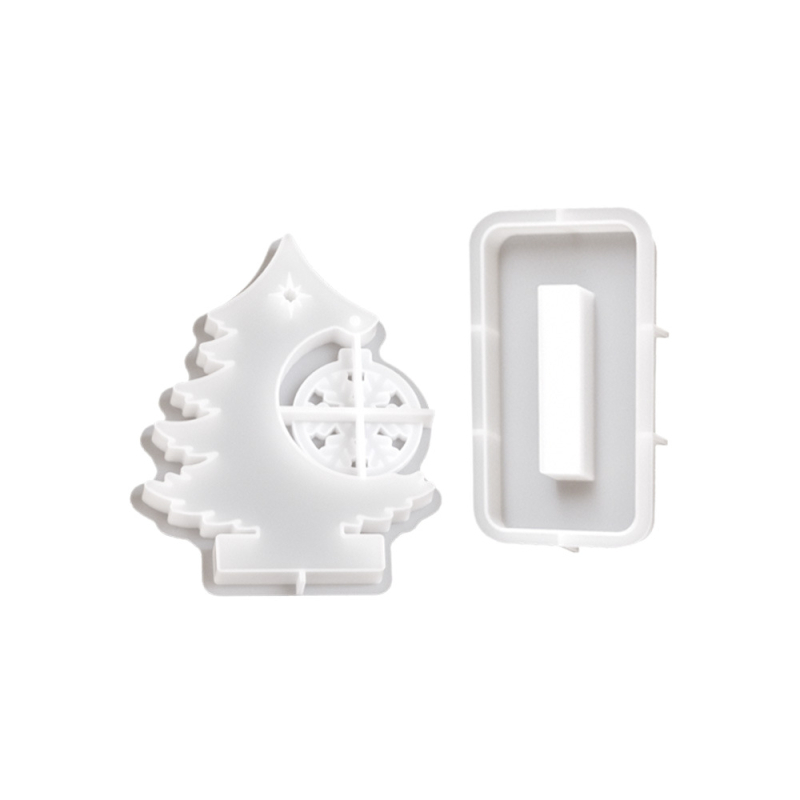 Szilikon karácsonyi forma gipsz díszekhez, szabálytalan alakú, sütő- vagy tortaforma