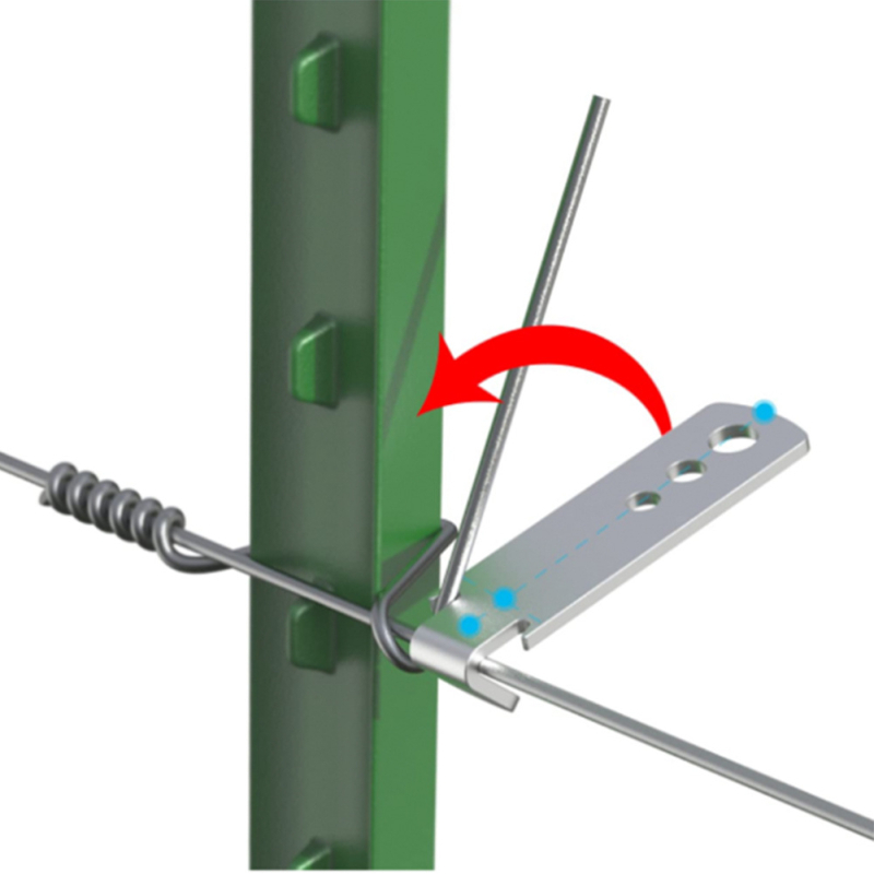 Инструмент за навиване на оградна тел; Материал: стомана; Приложение: градина, горско стопанство и животновъдство; Брой комплекти: 1; Нетно тегло: 0.05