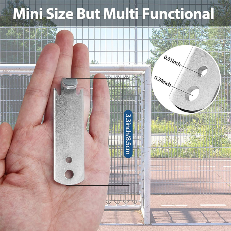 Инструмент за навиване на оградна тел; Материал: стомана; Приложение: градина, горско стопанство и животновъдство; Брой комплекти: 1; Нетно тегло: 0.05