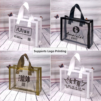 Skaidri plastikinė dovanų maišelė su dviejų sluoksnių storumu 12 siūlų, skirta dovanų įpakavimui, dienos gamyba 10 000 vnt