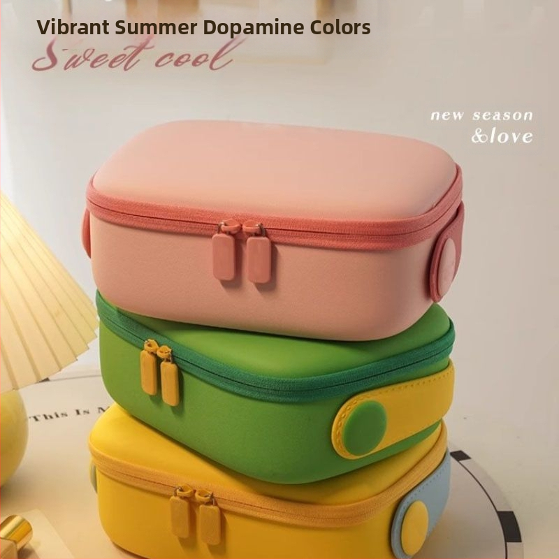 Oubao EVA водоустойчива чанта за козметика и тоалетни принадлежности, преносима за пътуване