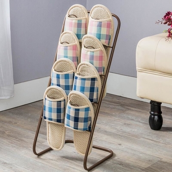 Ράφι αποθήκευσης παντοφλών – μεταλλικό, πολυώροφο, αποσπώμενο, αδιάβροχο, απλός και μοντέρνος σχεδιασμός