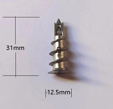 VKKM spirál-expanziós cső készlet – 50 db, műanyag anyag, nikkel bevonatú felület, 4.8-as osztály