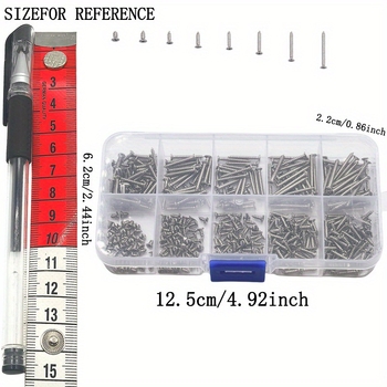 Βίδες αυτοδιάτρητες με επίπεδη κεφαλή, από χάλυβα άνθρακα, για οικιακή χρήση.