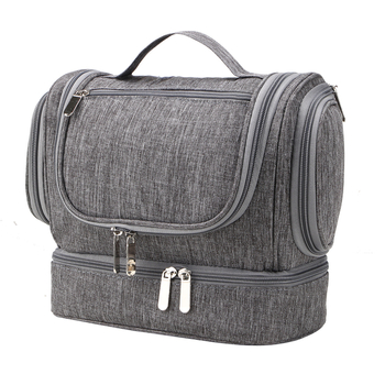 Τσάντα καλλυντικών, κυβικού σχήματος, από ύφασμα Oxford, πολυλειτουργική, κατάλληλη για ταξίδια.