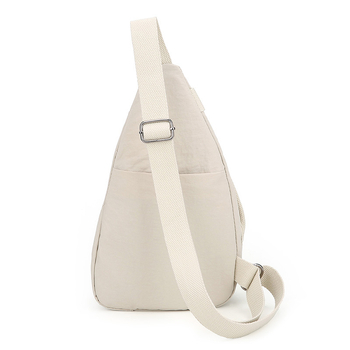 Férfi mellkas-táska, városi minimalizmus, vászon anyag, terheléscsökkentő funkció, poliészter belső