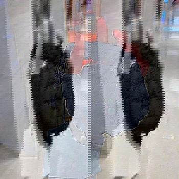 Mini portofel pentru monede – Clutch, stil street fashion, din bumbac și in, formă rotundă, deschidere acoperită, buzunar pentru telefon