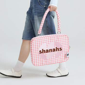 Τσάντα ώμου για φορητό υπολογιστή με IP-inspired σχέδιο, εσωτερικός θήκη με προστασία από κραδασμούς, αναπνεύσιμη, αδιάβροχη και αντιβακτηριακή πολυεστερική ύλη με επένδυση καμβά, unisex