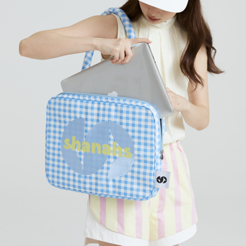 Τσάντα ώμου για φορητό υπολογιστή με IP-inspired σχέδιο, εσωτερικός θήκη με προστασία από κραδασμούς, αναπνεύσιμη, αδιάβροχη και αντιβακτηριακή πολυεστερική ύλη με επένδυση καμβά, unisex