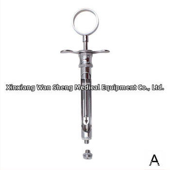 Siringă dentară cu două capete: vârf cu cârlig și vârf ascuțit, instrument oral din oțel inoxidabil