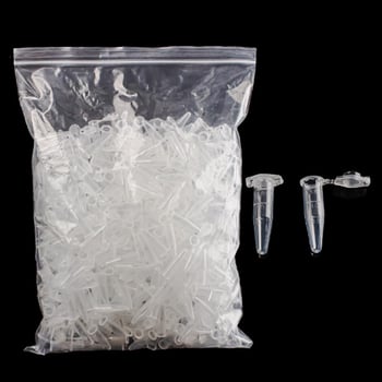 Centrifugne epruvete s poklopcem, otporne na eksplozije, sa skalom graduiranja, s konusnim dnom 1,5 ml i okruglim dnom 2 ml, pakiranje 500 kom