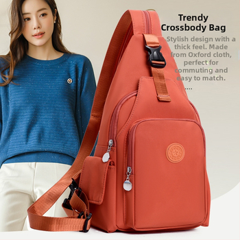 Uniszex Oxford anyagú mellkas táska, vízálló, ultrakönnyű, antibakteriális, kopásálló, bővíthető