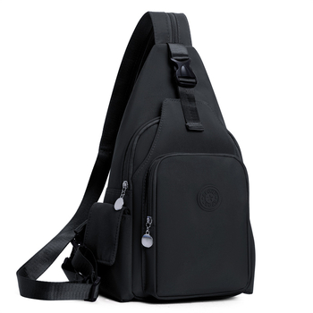 Uniszex Oxford anyagú mellkas táska, vízálló, ultrakönnyű, antibakteriális, kopásálló, bővíthető