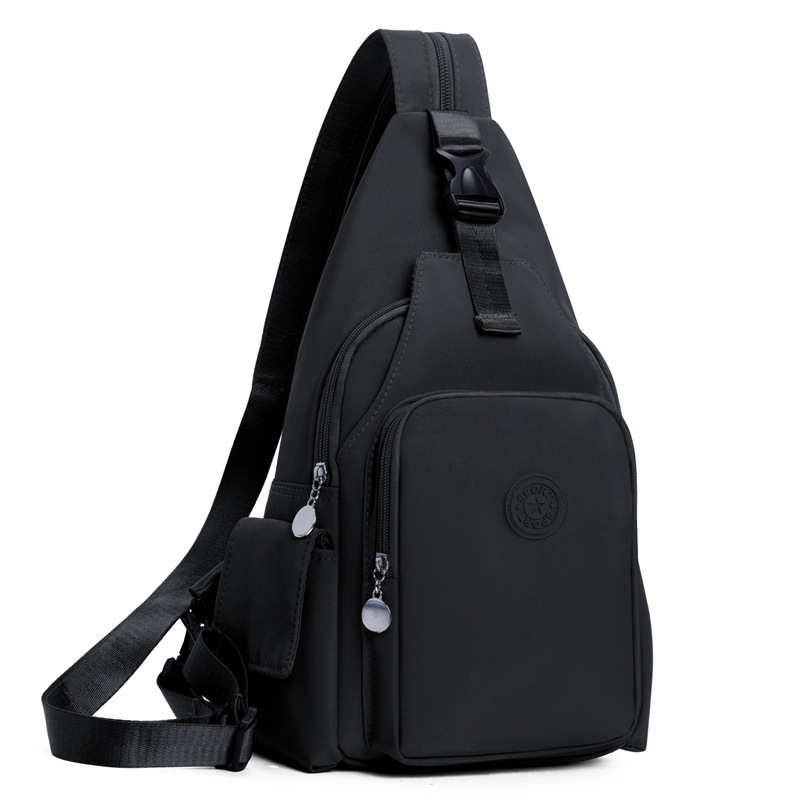 Uniszex Oxford anyagú mellkas táska, vízálló, ultrakönnyű, antibakteriális, kopásálló, bővíthető