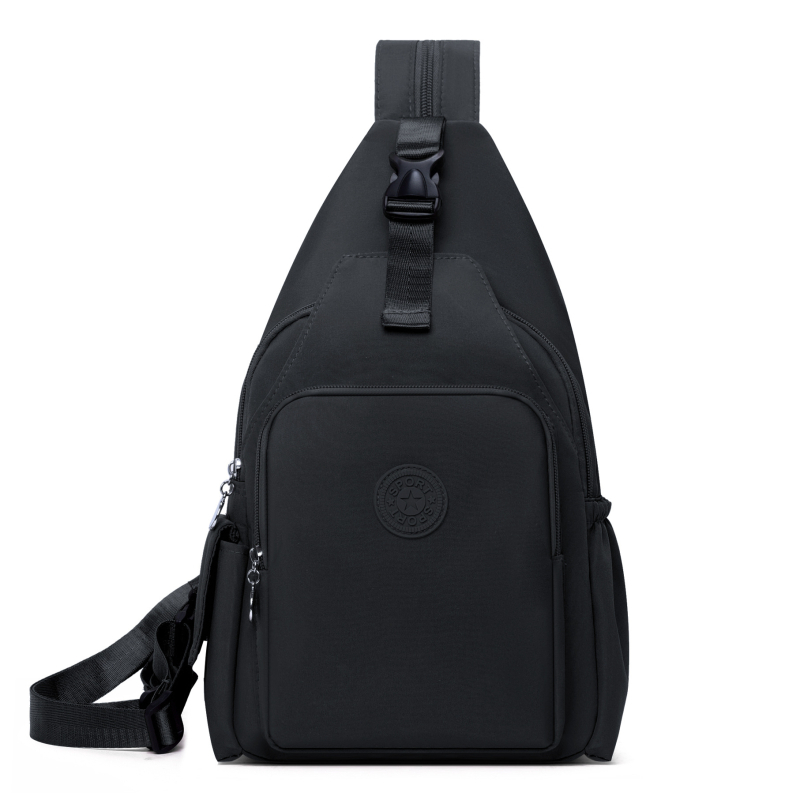 Uniszex Oxford anyagú mellkas táska, vízálló, ultrakönnyű, antibakteriális, kopásálló, bővíthető