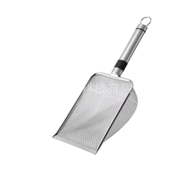 Nerūdijančio plieno sodo sietelis-lapta, skirta žemės, smėlio ir komposto sijojimui