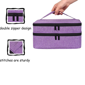 Νεσεσέρ μακιγιάζ σε κύβο σχήμα, πολυεστερικό, πολυλειτουργικό, χωρά μέχρι 42 μπουκάλια, ιδανικό για ταξίδια.