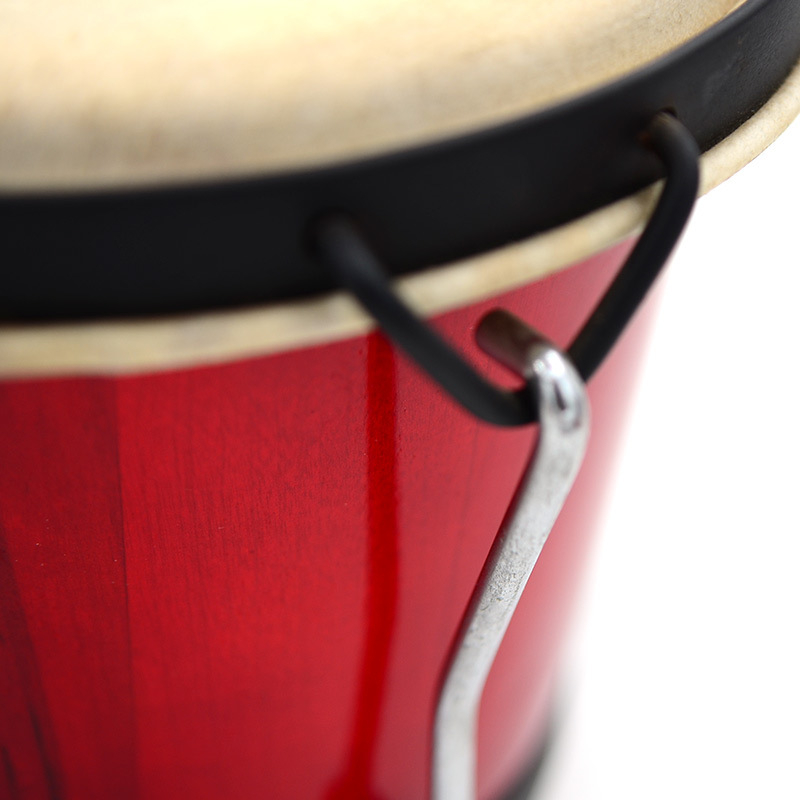 Tamburin gyerekeknek, fa testtel és bőr fejével