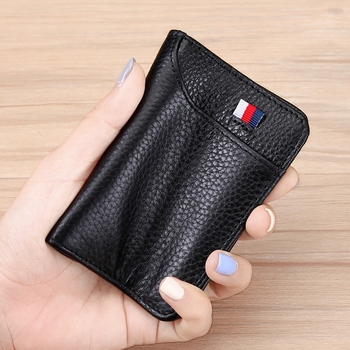 Συμπαγής πολυλειτουργικός φάκελος για άδεια οδήγησης και πιστοποιητικό κυκλοφορίας οχήματος, ultra-λεπτός φάκελος PU δέρματος, μεγάλης χωρητικότητας, πορτοφόλι με ένα φύλλο