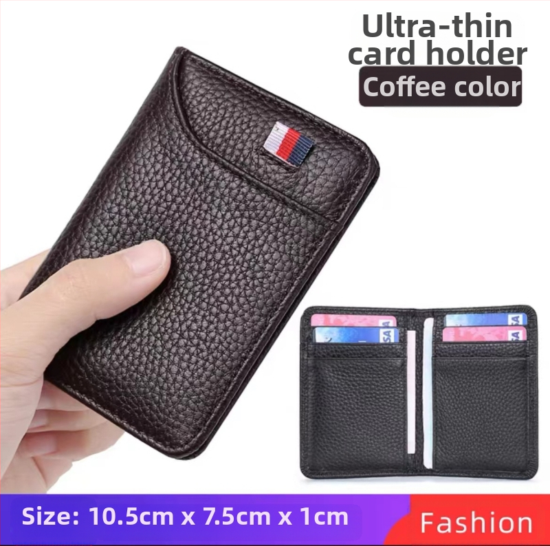 Συμπαγής πολυλειτουργικός φάκελος για άδεια οδήγησης και πιστοποιητικό κυκλοφορίας οχήματος, ultra-λεπτός φάκελος PU δέρματος, μεγάλης χωρητικότητας, πορτοφόλι με ένα φύλλο