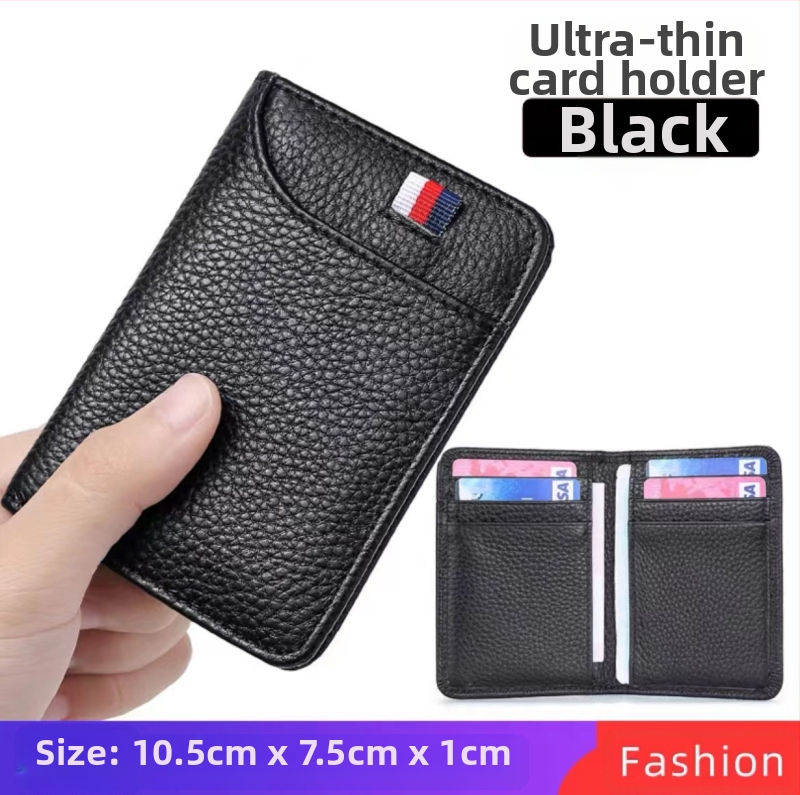 Συμπαγής πολυλειτουργικός φάκελος για άδεια οδήγησης και πιστοποιητικό κυκλοφορίας οχήματος, ultra-λεπτός φάκελος PU δέρματος, μεγάλης χωρητικότητας, πορτοφόλι με ένα φύλλο