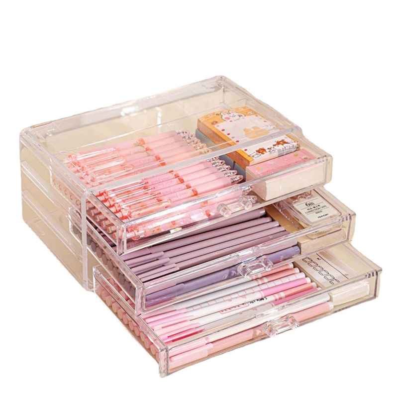 Θήκη αποθήκευσης ειδών γραφείου από πολυστυρένιο, μοντέρνος μινιμαλιστικός σχεδιασμός, σκληρή κατασκευή, σετ 20 τεμαχίων, λλανσαρίστηκε το 2023