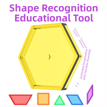 Montessori sešu formu blokas konservētā iepakojumā, 140 gab., + kauliņš, agrīnas izglītības rotaļlieta bērniem 3–6 gadu vecumam